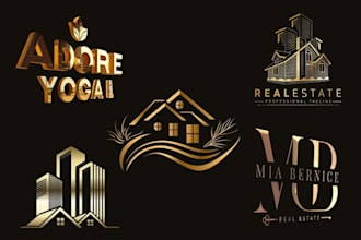 do logo design for real estate, realtor, signature branding kit, broker,
