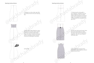 create sewing pattern illustrations for your PDF sewing pattern