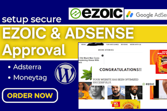 monetize your wordpress website with google adsense, ezoic, monetag and adsterra