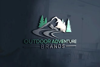 design retro vintage logo custom adventure, outdoor, etc