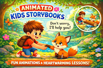 create engaging animated storybooks for children