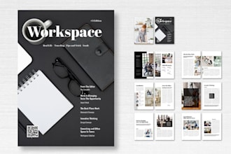design magazine, newsletter, catalogue, digital lookbook, layouts, sell sheet