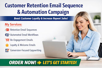 create customer retention email sequence automation email campaign