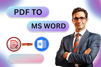 convert pdf to excel and word