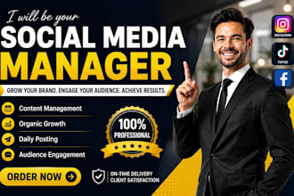 be your growth specialist and organic social media manager