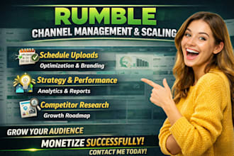 manage and scale your rumble channel professionally