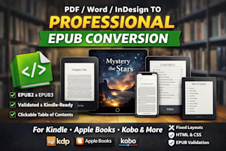 pdf to epub conversion