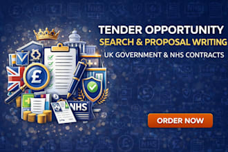 tender opportunity search, proposal writing uk government and nhs tender expert