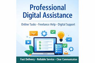 reliable freelance services for digital tasks and projects