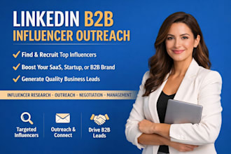 do linkedin b2b influencer outreach for startups and saas