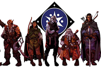 create full color, detailed character illustrations