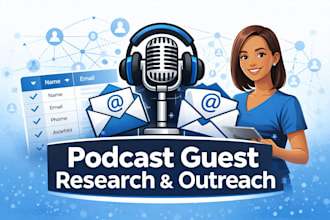 provide targeted podcast leads for guest outreach
