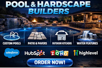 setup pool hardscape builders crm projul leap aspire simpro joblogic ipool houzz