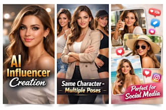 create your ai influencer character with images video and voice