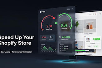 speed up shopify store, fix slow loading website and optimize performance
