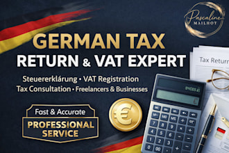 prepare and file your german tax return and vat