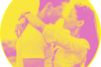 turn your photo into spiral line art portrait
