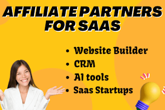 recruit affiliate partners for your website builder saas
