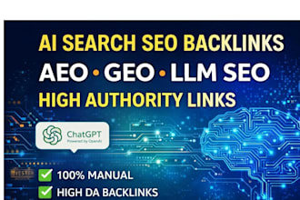 build elite aeo ai backlinks for GEO and llm search visibility