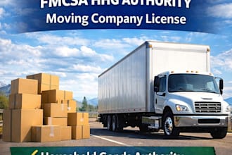 help you get fmcsa household goods moving authority