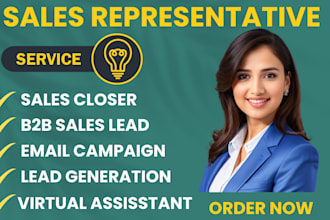 salesperson sales representative sales agent sales closer b2b sales lead