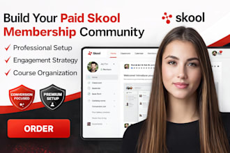 setup skool community skool online course skool manager