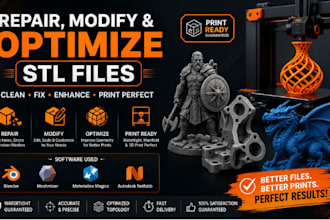 repair, modify and optimize stl files for 3d printing