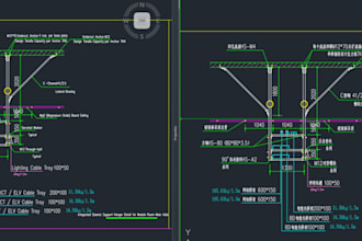 translate technical drawing chn to eng and eng to chn