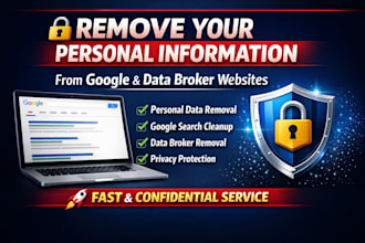remove your personal information from google and data broker websites