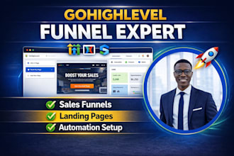 build ghl sales funnel clone gohighlevel ghl landing page ghl expert ghl website