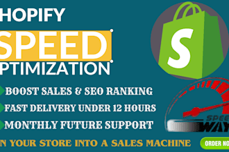 optimize shopify website store speed to 90plus google pagespeed