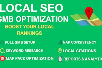 do a gmb profile audit and optimization, and rank on google to generate leads