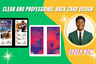 design and create rack card, business flyer, postcard, business card