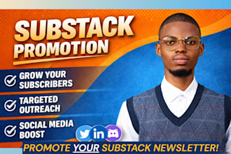 do substack promotion substack newsletter promote substack grow subscribers
