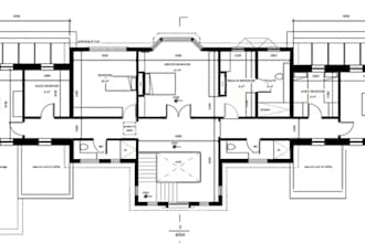 do architectural design, floorplans drawings and redraw of sketch