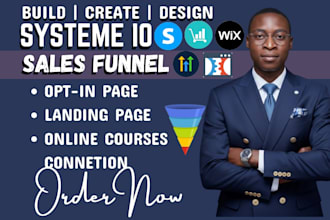 build systeme io sale funnel, systeme io website systeme io landing page