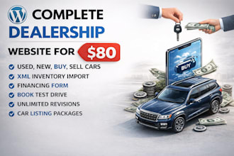 build ai car dealership rental website car auto repair wash mechanic website