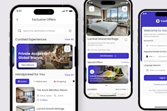 develop b2c loyalty program app, membership reward app coupon point discount app
