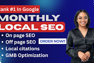 do monthly off page SEO with high authority backlinks