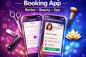 develop barber beauty salon spa booking ai mobile app