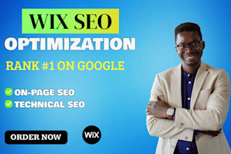 do wix SEO optimization and fix wix website issues for higher google ranking