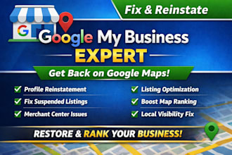 fix gmb gmc geo seo aeo geo google my business profile reinstatement ranking map