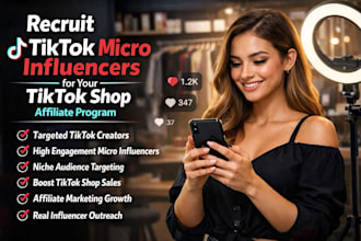 recruit tiktok micro influencers for your tiktok shop affiliate program