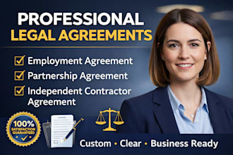 draft employment agreement, partnership agreement and independent contractor