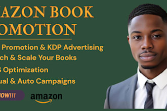 professionally promote your amazon KDP book for more sales and ranking