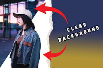 remove the background of an image to a transparent bg