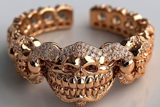 do custom grillz 3d jewelry cad design