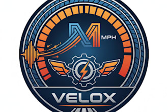 design a modern and high impact speedometer logo for your brand