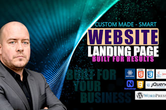 build a smart website or landing page for a business