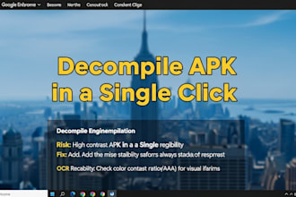 decompile, recompile apk or app bundle with source code android app modification